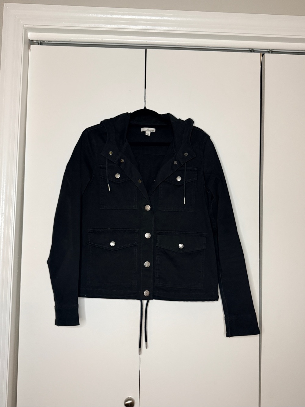 L.L.Bean Signature Black Denim Utility Jacket